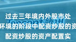 过去三年境内外股市处于震荡市环境的阶段中配资炒股的资产配置实